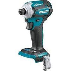 DESCRIPTION: (1) CORDLESS IMPACT DRIVER AND CARRYING CASE BRAND/MODEL: MAKITA #54XT20 INFORMATION: BLUE RETAIL$: $242.64 EA SIZE: 3600 PRM QTY: 1