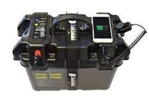 DESCRIPTION: (1) SMART POWER BATTERY BOX BRAND/MODEL: NEWPORT VESSELS INFORMATION: BLACK RETAIL$: $74.95 EA QTY: 1