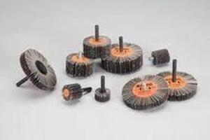 DESCRIPTION: (2) BOXES OF (10) FLAP WHEELS BRAND/MODEL: STANDARD ABRASIVES #613445 RETAIL$: $1,570.00 EA SIZE: 2X1X1/4 QTY: 2