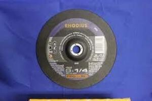 DESCRIPTION: (1) BOX OF (10) GRINDING WHEELS BRAND/MODEL: RHODIUS/RS57 INFORMATION: FOR USE WITH: STEEL RETAIL$: 17.00 EACH SIZE: 9 X 1/4" QTY: 1