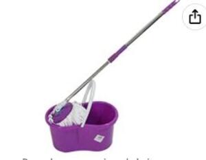 DESCRIPTION: (1) EASY SPIN DRY FLOOR MOP BUCKET BRAND/MODEL: EASY LIFE MAGIC MOP RETAIL$: $28.99 EA QTY: 1