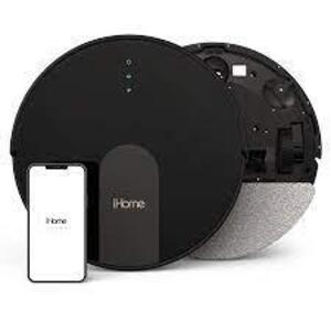 DESCRIPTION: (1) ROBOT VACUUM AND MOP WITH HOME MAP NAVIGATION BRAND/MODEL: IHOME AUTOVAC ECLIPSE RETAIL$: $100.00 EA SIZE: IMAGES ARE FOR ILLUSTRATIO