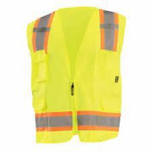 DESCRIPTION: (8) SURVEYOR VEST BRAND/MODEL: ANSI 107 INFORMATION: SAFETY ORANGE RETAIL$: $20.00 EA SIZE: 2XL QTY: 8