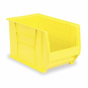 DESCRIPTION: (4) SUPER SIZE STORAGE BIN BRAND/MODEL: AKRO-MILS #3AJ42 INFORMATION: YELLOW RETAIL$: $31.06 PER BIN SIZE: 20X12-3/8 QTY: 4