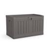 DESCRIPTION: (1) RESIN STORAGE DECK BOX BRAND/MODEL: SUNCAST #DB5525 INFORMATION: GREY RETAIL$: $129.00 EA SIZE: 50 GAL QTY: 1