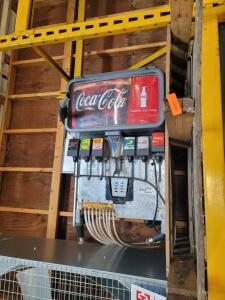 DESCRIPTION (1) FOUNTAIN DRINK STATION BRAND/MODEL COCA COLA SIZE ITEM ACROSS THE STREET AT SHAPIRO SUPPLY THIS LOT IS ONE MONEY QTY 1