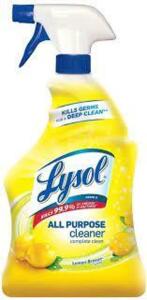 DESCRIPTION: (6) ALL PURPOSE CLEANER AND DISINFECTANT BRAND/MODEL: LYSOL INFORMATION: LEMON BREEZE RETAIL$: $5.00 EA SIZE: 32 OZ QTY: 6