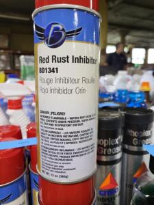 DESCRIPTION: (6) RUST INHIBITOR SPRAY PAINT BRAND/MODEL: CLASS C SOLUTIONS #BD1341 INFORMATION: RED RETAIL$: $12.34 EA SIZE: 12 OZ QTY: 6