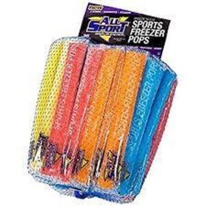 DESCRIPTION: (2) BAGS OF (36) FREEZER POPS BRAND/MODEL: ALL SPORT INFORMATION: ASSORTED FLAVORS RETAIL$: $42.25 EA QTY: 2