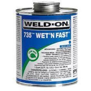 DESCRIPTION: (4) FAST CEMENT BRAND/MODEL: WELD ON 735 INFORMATION: BLUE RETAIL$: 16.83 SIZE: 16 OZ QTY: 4