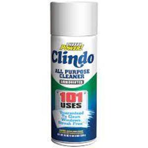 DESCRIPTION: (6) ALL PURPOSE CLEANER BRAND/MODEL: CLINDO RETAIL$: $8.88 EA SIZE: 19 OZ QTY: 6