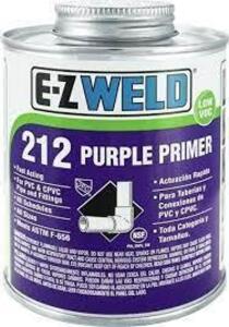 DESCRIPTION: (4) PURPLE PRIMER BRAND/MODEL: EZ WELD 212 #5E522 RETAIL$: $13.43 EA SIZE: 8 OZ QTY: 4