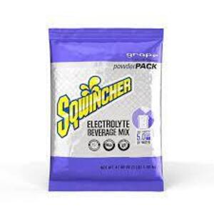 DESCRIPTION: (4) SPORTS DRINK POWDER CONCENTRATE BRAND/MODEL: SQWINCHER #1UFJ8 INFORMATION: GRAPE RETAIL$: $12.17 EA QTY: 4