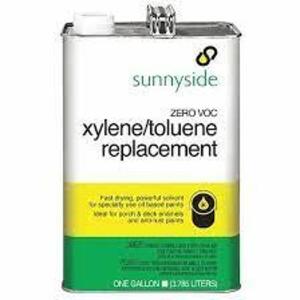 DESCRIPTION: (2) XYLENE/TOLUENE REPLACEMENT SOLVENT BRAND/MODEL: SUNNYSIDE #12H847 RETAIL$: $56.88 EA SIZE: 1 GALLON QTY: 2