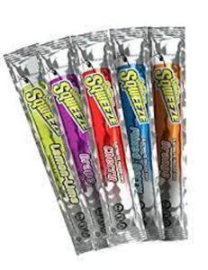 DESCRIPTION: (6) PACKS OF (10) FREEZER POP BRAND/MODEL: SQWINCHER #55NV81 INFORMATION: SUGAR FREE 5 FLAVORS QTY: 6