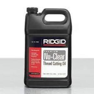 DESCRIPTION: (2) THREAD CUTTING OIL BRAND/MODEL: RIDGID NU-CLEAR RETAIL$: $30.00 EA SIZE: 1 GALLON QTY: 2