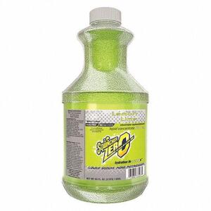 DESCRIPTION: (2) BOTTLES OF LIQUID SPORTS DRINK MIX CONCENTRATE BRAND/MODEL: SQWINCHER #3UYV7 INFORMATION: LEMON LIME RETAIL$: $15.13EA SIZE: 64 OZ QT