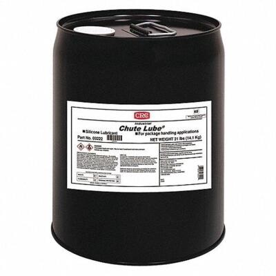 DESCRIPTION: (1) CHUTE LUBRICANT BRAND/MODEL: CRC #1YNX1 RETAIL$: $420.00 EA SIZE: 5 GALLON QTY: 1