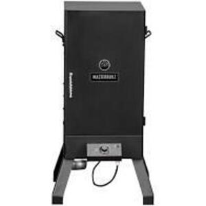 DESCRIPTION (1) ELECTRIC SMOKER BRAND/MODEL MASTERBUILT #2916616 ADDITIONAL INFORMATION RETAILS FOR $140.00 SIZE 39-1/2" X 21-1/4" X 20-2/3" THIS LOT