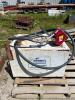 DESCRIPTION: 30" X 24" X 20" REFUEL TANK W/ MANUAL HAND PUMP LOCATION: BACK LOT QTY: 1 - 3