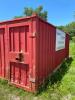 DESCRIPTION: RED SHIPPING CONTAINER INFORMATION: CONTENTS NOT INCLUDED - SEE PHOTOS FOR MORE DETAIL SIZE: 20'X8' QTY: 1 - 3