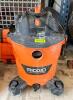 DESCRIPTION: 12 GALLON SHOP VAC BRAND/MODEL: RIDGID QTY: 1