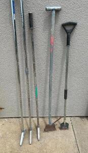 DESCRIPTION: (5) HEAVY DUTY SCRAPPING TOOLS. THIS LOT IS: SOLD BY THE PIECE. LOCATION SHOP QTY: 5