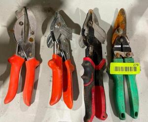 DESCRIPTION: (4) ASSORTED SNIPS QTY: 4