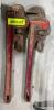 DESCRIPTION: (2) 10" PIPE WRENCHES QTY: 2