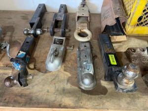 DESCRIPTION: (7) ASSORTED TRAILER HITCH RECEIVERS. THIS LOT IS: ONE MONEY LOCATION SHOP QTY: 1