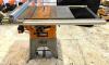 DESCRIPTION: RIDGID 10 IN 13-AMP CAST IRON TABLE SAW ON CASTERS BRAND/MODEL: RIDGID R4512 LOCATION: WAREHOUSE QTY: 1