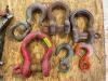 DESCRIPTION: (6) - CT. SET OF RIGGING HOOKS AND ANCHOR SHACKLES THIS LOT IS: SOLD BY THE PIECE QTY: 6 - 3