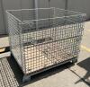 DESCRIPTION: 49" GLOBAL INDUSTRIAL 4000 LBS. CAPACITY FOLDING WIRE CONTAINER BRAND / MODEL: GLOBAL INDUSTRIAL SIZE: 40" X 49" X 42" THIS LOT IS: ONE M - 3