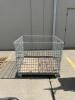 DESCRIPTION: 49" GLOBAL INDUSTRIAL 4000 LBS. CAPACITY FOLDING WIRE CONTAINER BRAND / MODEL: GLOBAL INDUSTRIAL SIZE: 40" X 49" X 42" THIS LOT IS: ONE M - 4