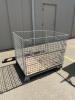 DESCRIPTION: 49" GLOBAL INDUSTRIAL 4000 LBS. CAPACITY FOLDING WIRE CONTAINER BRAND / MODEL: GLOBAL INDUSTRIAL SIZE: 40" X 49" X 42" THIS LOT IS: ONE M - 6