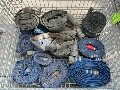 DESCRIPTION: (16) - INDUSTRIAL WATER HOSES ADDITIONAL INFORMATION: ASSORTED CONDITIONS THIS LOT IS: SOLD BY THE PIECE QTY: 16