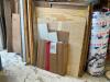 DESCRIPTION: LARGE GROUP OF MISC. WOOD PIECES AND HARDWARE THIS LOT IS: ONE MONEY QTY: 1