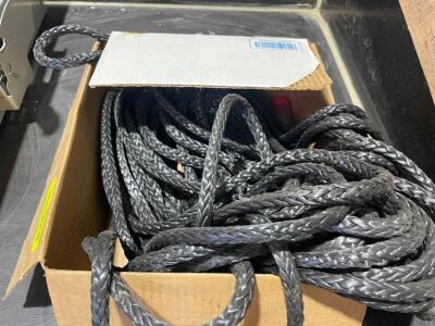 DESCRIPTION: 100' X 1/2" BRAIDED NYLON ROPE ( BLACK ) LOCATION SHOP QTY: 1