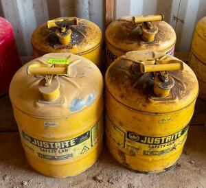 DESCRIPTION: (4) DIESEL GAS CANS QTY: 4