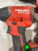 DESCRIPTION: CORDLESS DRILL/DRIVER AND IMPACT DRIVER BRAND/MODEL: HILTI QTY: 2 - 2