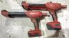 DESCRIPTION: (2) HILTI HDE 500-A22 CORDLESS ADHESIVE MORTAR DISPENSER W/ BATTERY BRAND/MODEL: HILTI LOCATION: WAREHOUSE QTY: 2