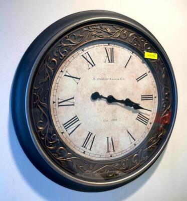 DESCRIPTION: 30" DECORATIVE WALL CLOCK BRAND/MODEL: GLENMONT CLOCK CO. QTY: 1