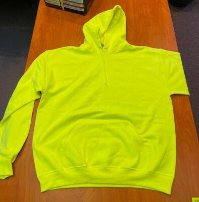 DESCRIPTION: (10) ASSORTED SIZED HOODIES INFORMATION: SEE PHOTOS FOR MORE DETAIL QTY: 1