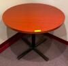 DESCRIPTION: 36" ROUND TABLE SIZE: 36"X29.5" QTY: 1