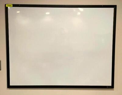 DESCRIPTION: DRY ERASE BOARD SIZE: 46.5"X30" QTY: 1