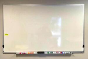 DESCRIPTION: DRY ERASE BOARD SIZE: 60"X36" QTY: 1