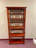 DESCRIPTION: 4-TIER WOODEN SHELVING UNIT SIZE: 27" X 11" X 63" LOCATION: UPSTAIRS OFFICE QTY: 1 - 2