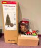 DESCRIPTION: ASSORTED CHRISTMAS DECORATIONS AS SHOWN LOCATION: UPSTAIRS OFFICE QTY: 1