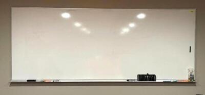 DESCRIPTION: 10' X 4' WHITEBOARD LOCATION: UPSTAIRS OFFICE QTY: 1