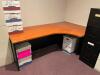 DESCRIPTION: 84" X 52" WOODEN OFFICE DESK LOCATION: UPSTAIRS OFFICE QTY: 1 - 2